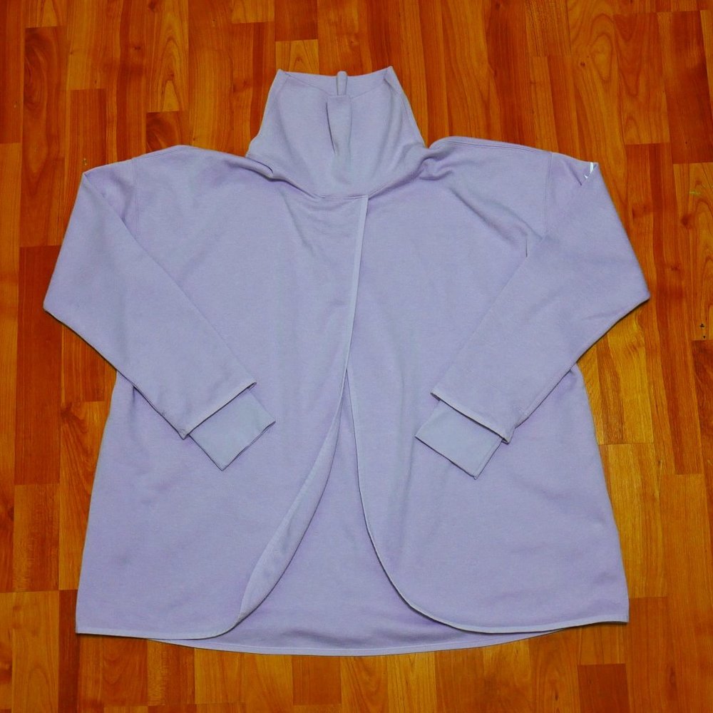 Nike Women's Maternity Pullover Purple Jacket Sweater Split Top